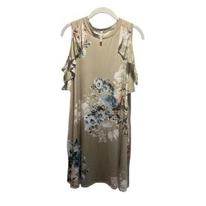 Women’s Bellamie floral open shoulder‎ dress